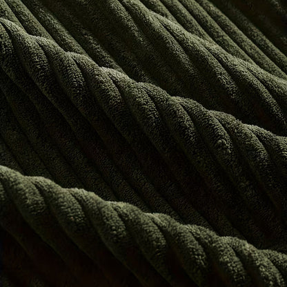 Textured Corduroy Pullover Hoodie | Revangiol