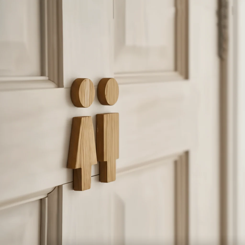 Elegant Wood Toilet Marker | Revangiol