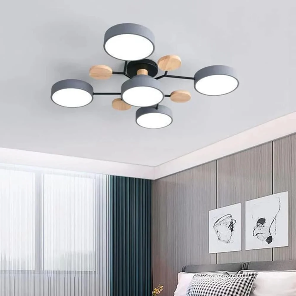 Sleek Circular LED Ceiling Fixture | Revangiol