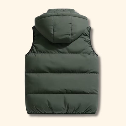 Heavyweight Hooded Puffer Vest | Revangiol