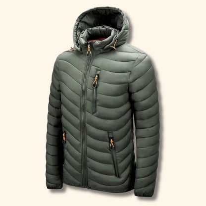 Lightweight Hooded Puffer Jacket | Revangiol