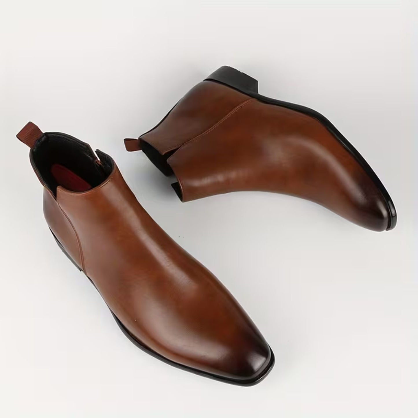 Square Toe Chelsea Boots | Revangiol