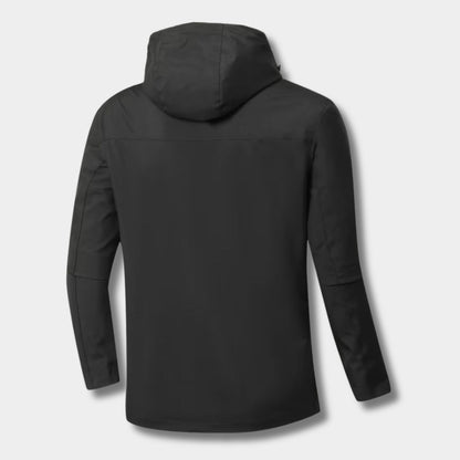 Hooded Shell Zip Waterproof Jacket | Revangiol