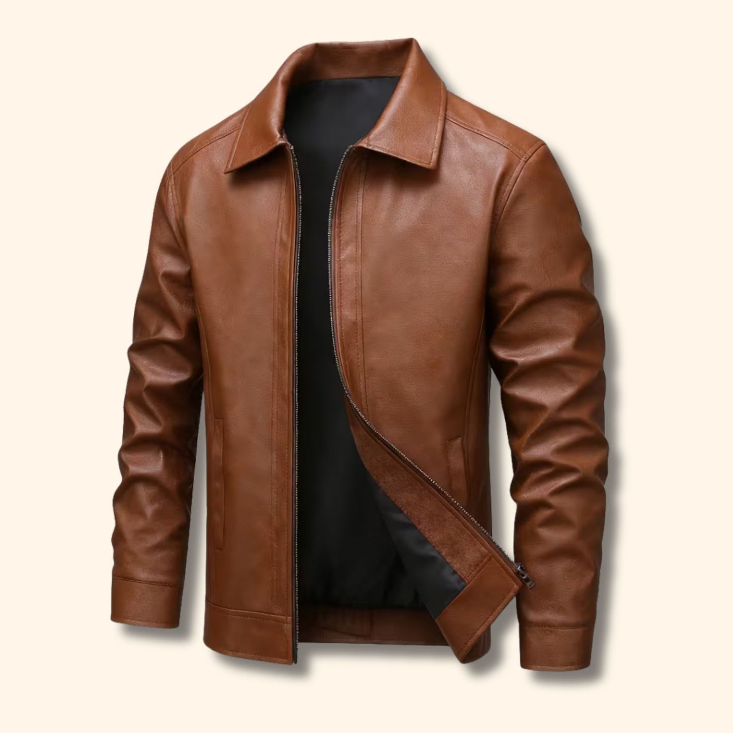 Classic Moto Leather Jacket | Revangiol