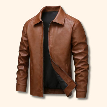 Classic Moto Leather Jacket | Revangiol