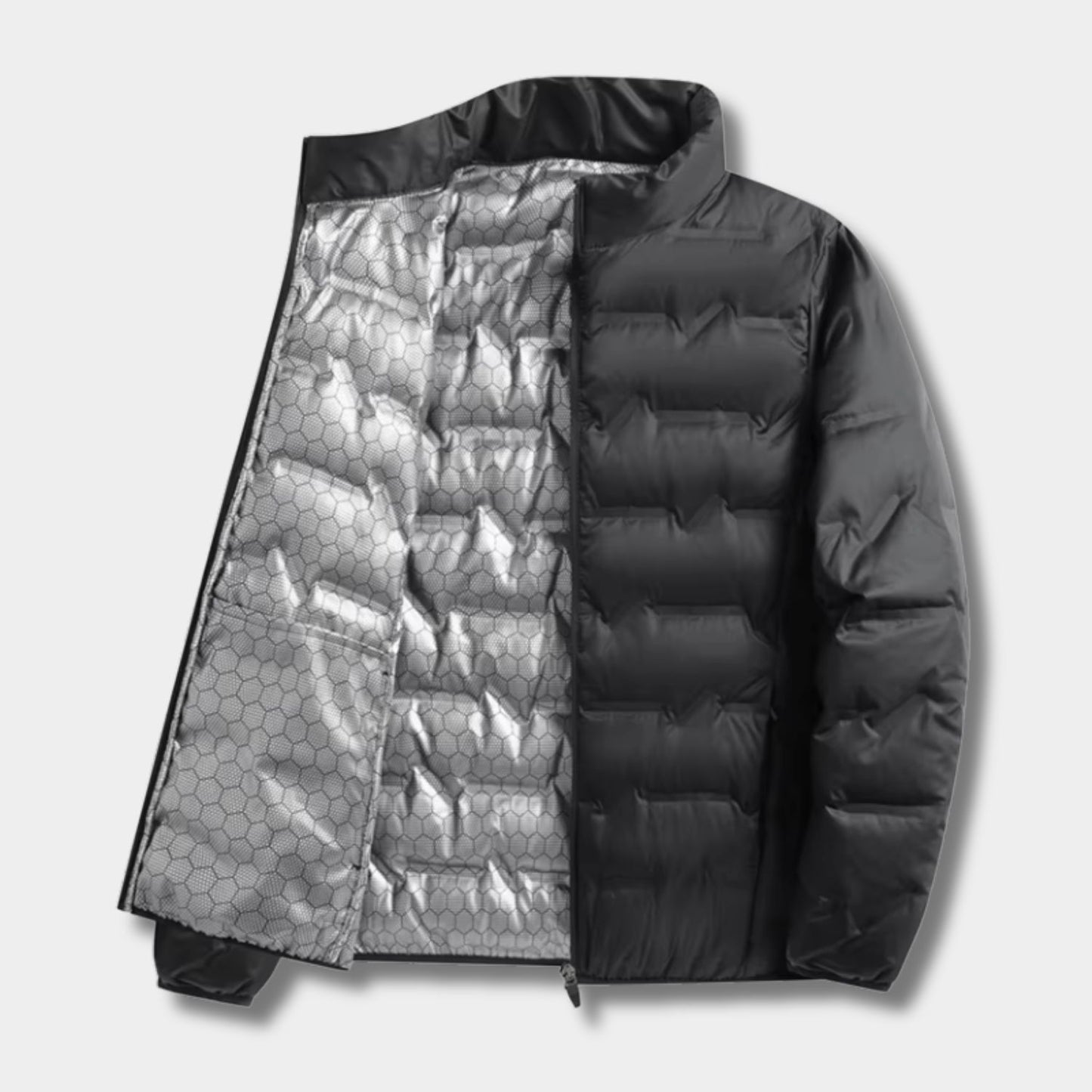 Weather Ready High Collar Puffer Jacket | Revangiol