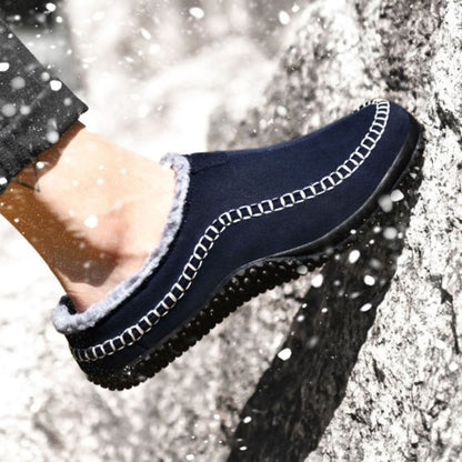 Sherpa Trim Slip-On Slippers | Revangiol