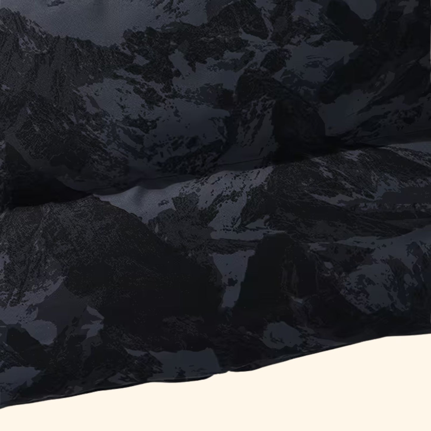 Mountain Print Puffer Jacket | Revangiol