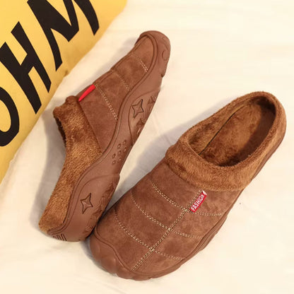 Quilted Plush Slip-On Slippers | Revangiol