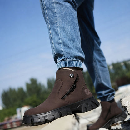 Slip-On Safety Work Boots | Revangiol