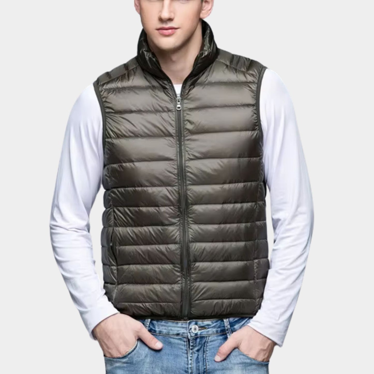 Lightweight Quilted Puffer Vest | Revangiol