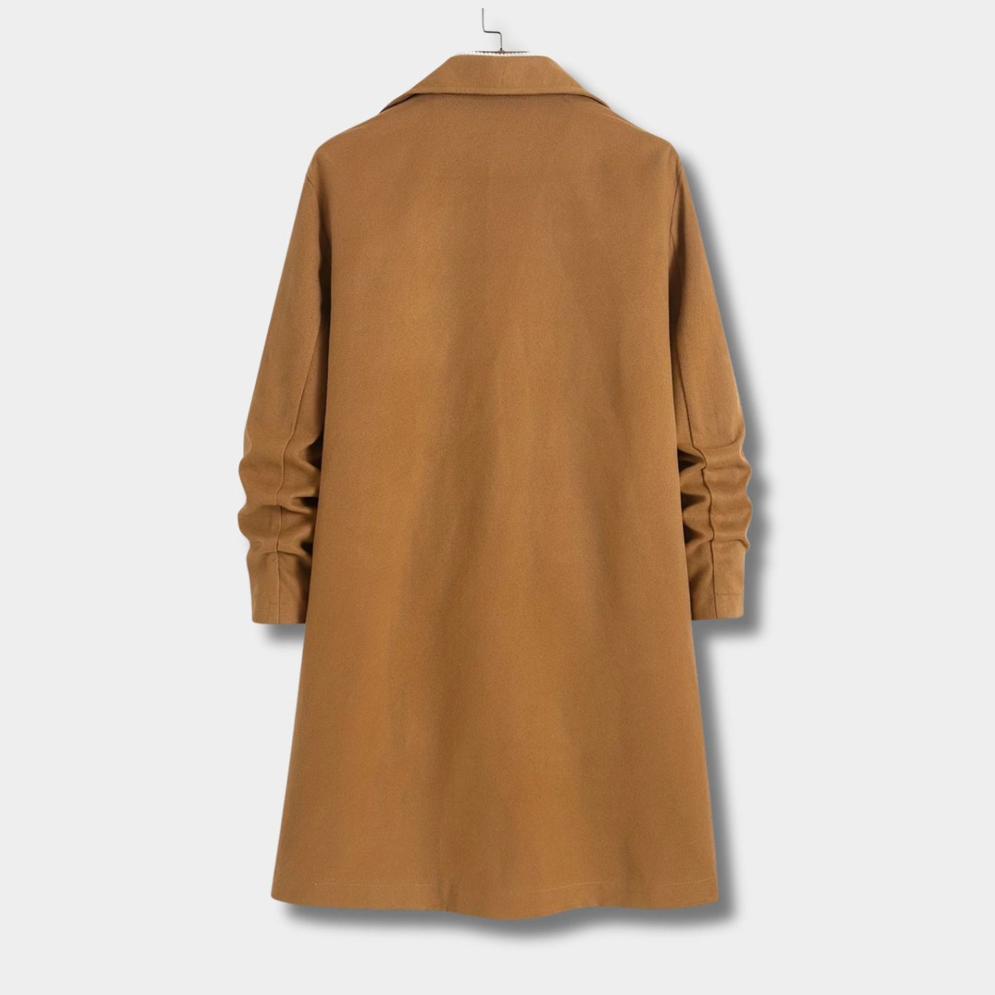 Notched Lapel Button Over Coat | Revangiol