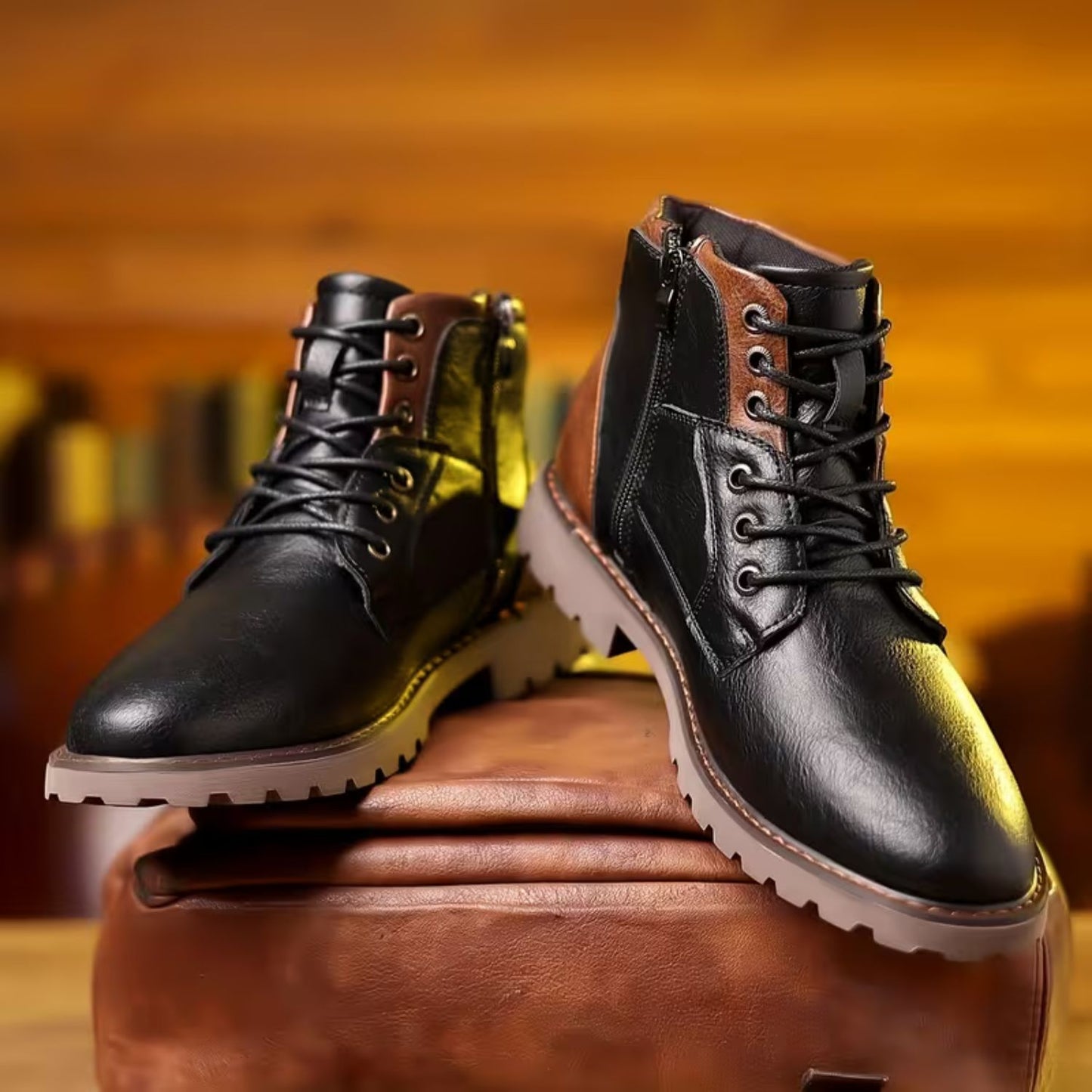 Heritage Side Zip Dress Boots | Revangiol