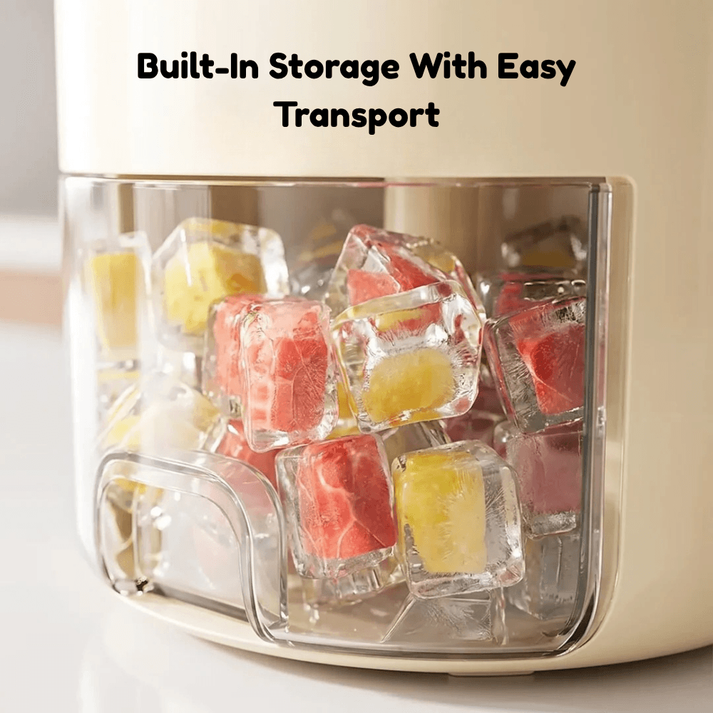 Compact Ice Cube Maker & Container | Revangiol