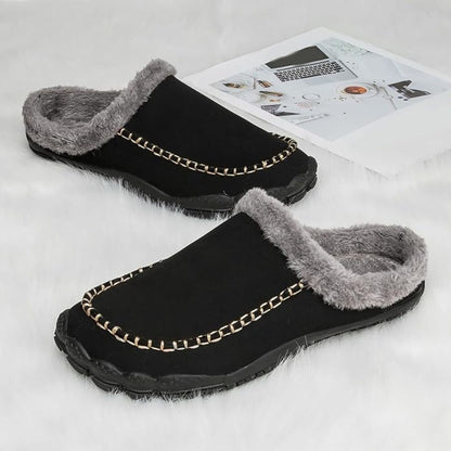 Fleece Lined Moccasin Slippers | Revangiol