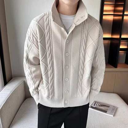 Chunky Collar Knit Sweater | Revangiol