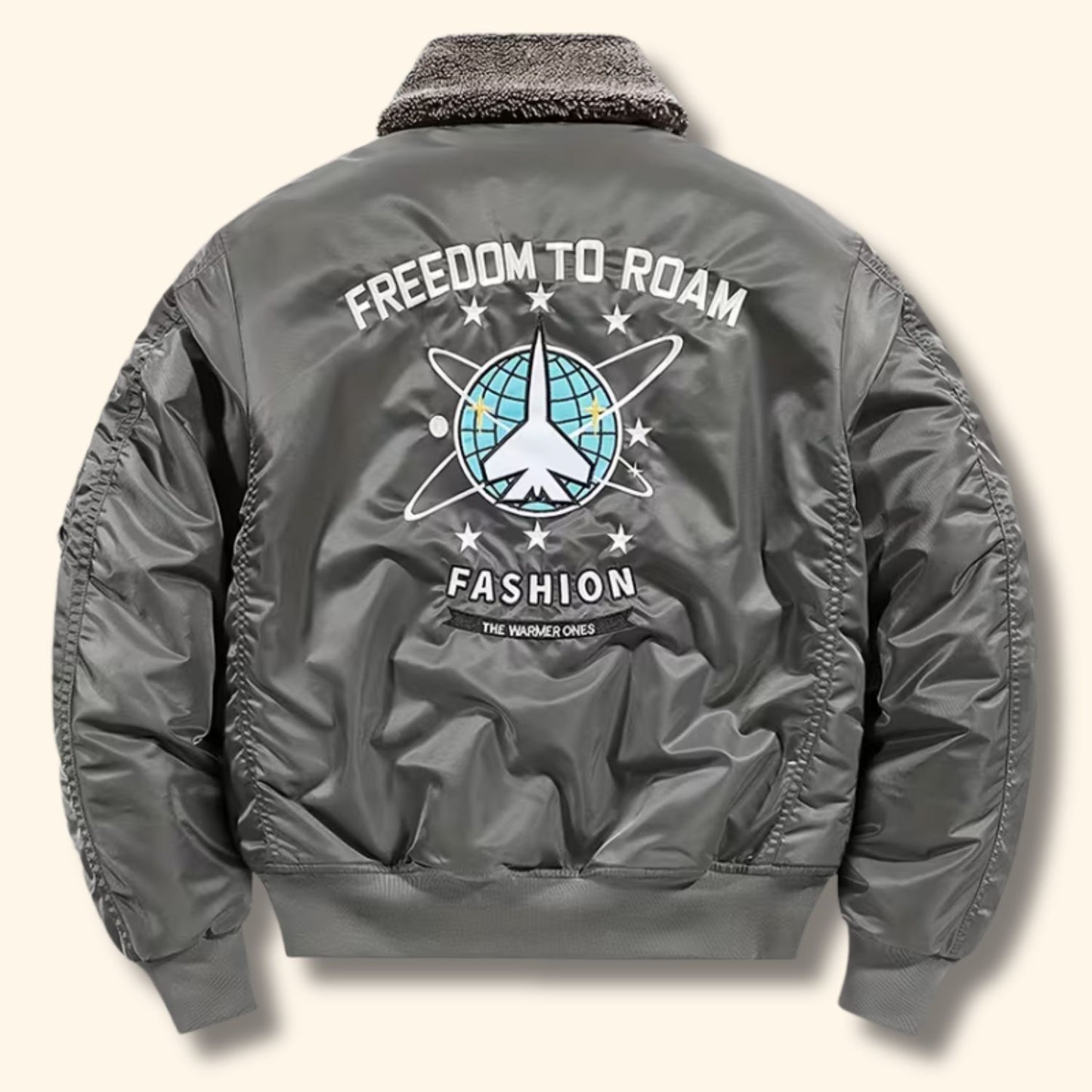 Oversized Flight Aviator Jacket | Revangiol