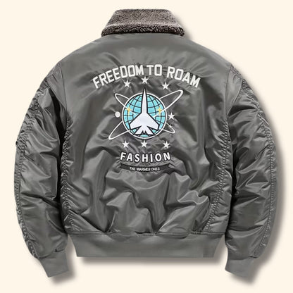 Oversized Flight Aviator Jacket | Revangiol