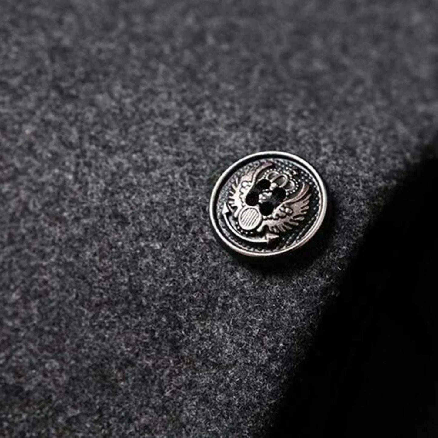 High Neck Wool Blend Over Coat | Revangiol