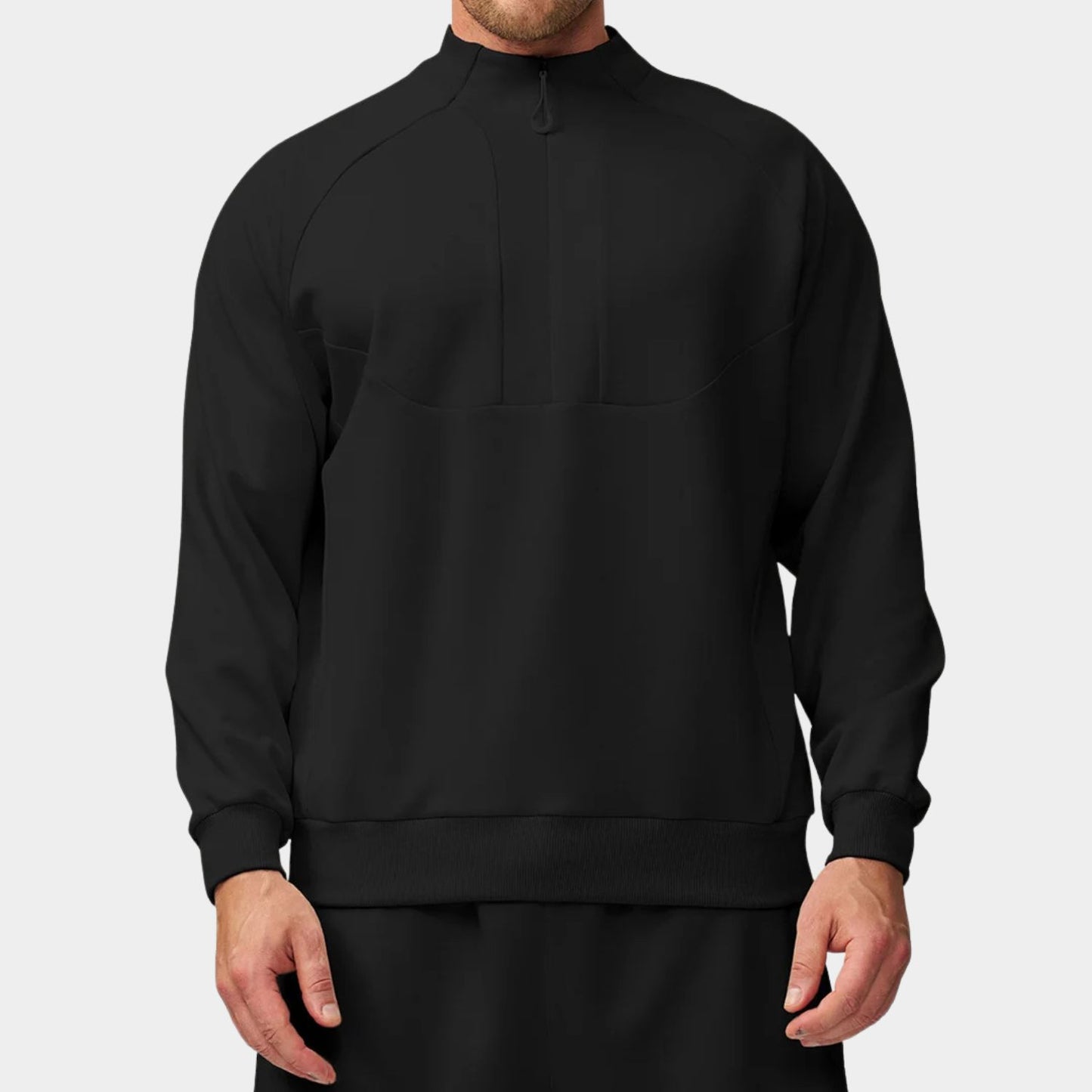 Sporty Performance Pullover Quarter-Zip | Revangiol