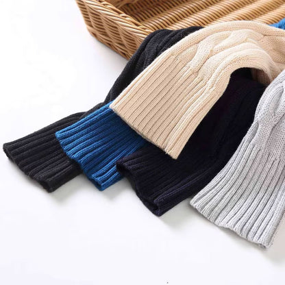 Cable Knit Quarter-Zip Sweater | Revangiol