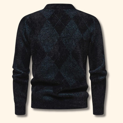 Argyle Knit Sweater | Revangiol