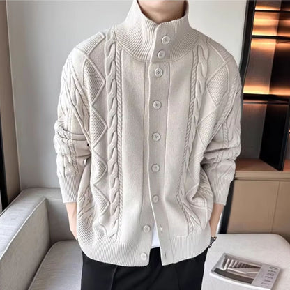 Chunky Collar Knit Sweater | Revangiol