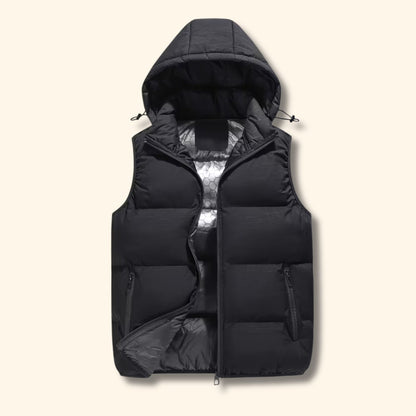 Heavyweight Hooded Puffer Vest | Revangiol