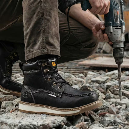 Protective Leather Work Boots | Revangiol