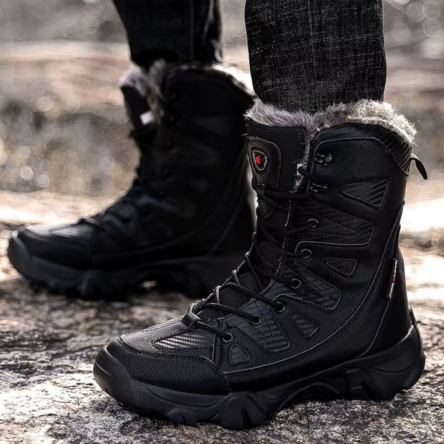 Waterproof Fur-Lined Snow Boots | Revangiol