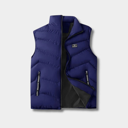 Insulated Quilted Puffer Vest | Revangiol