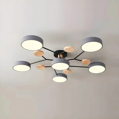 Sleek Circular LED Ceiling Fixture | Revangiol