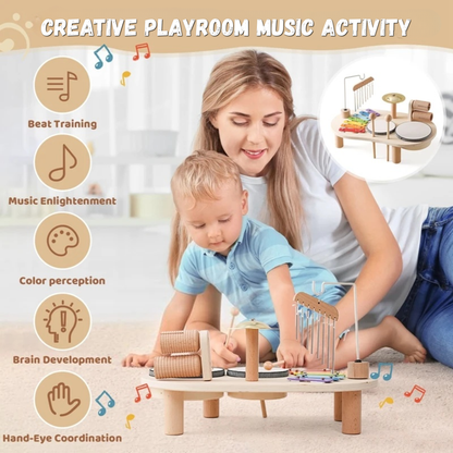 Toddler Rhythm & Musical Instrument Set | Revangiol