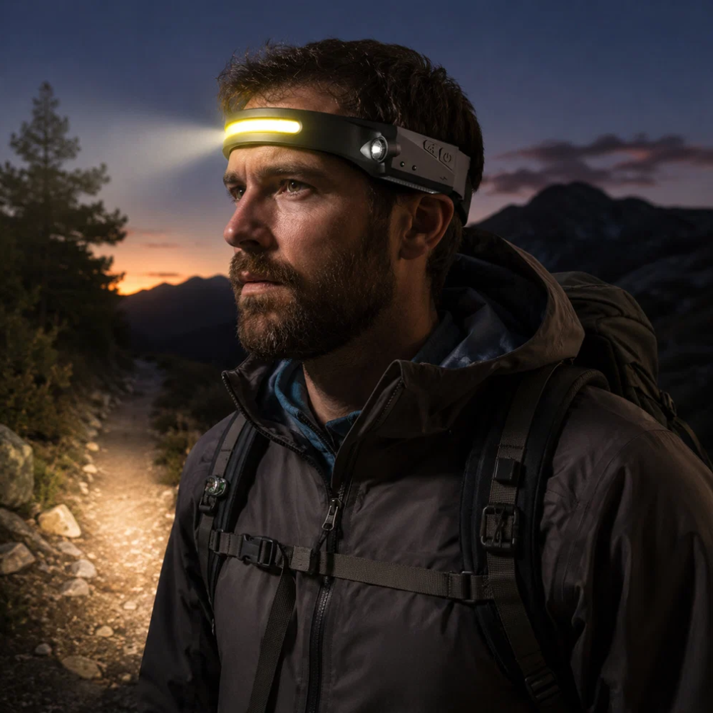 Rechargeable Lightweight LED Headlamp | Revangiol