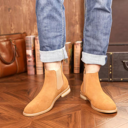 Classic Suede Chelsea Boots | Revangiol