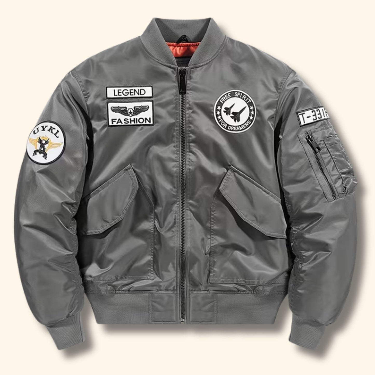 Oversized Flight Aviator Jacket | Revangiol