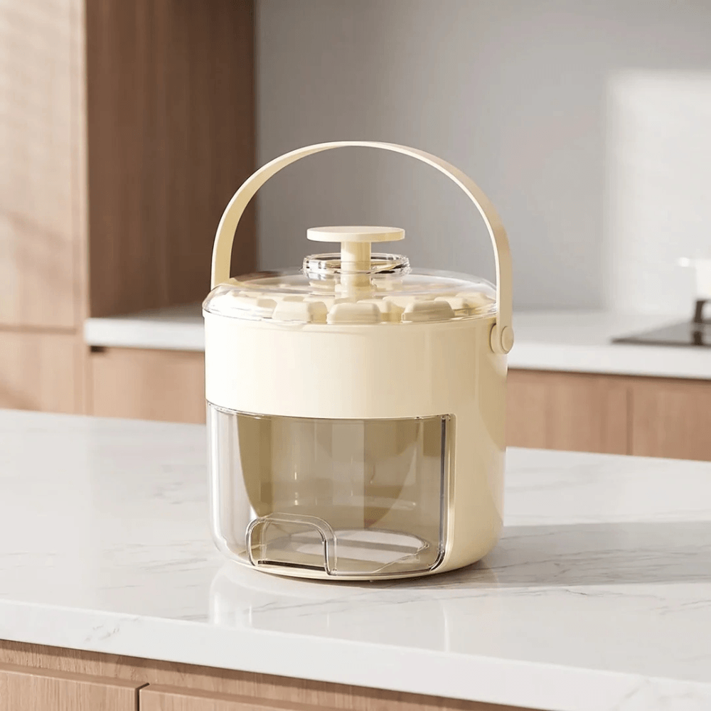 Compact Ice Cube Maker & Container | Revangiol