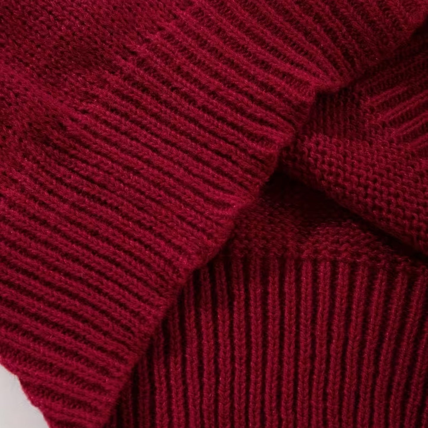 Jacquard Crew Neck Christmas Sweater | Revangiol