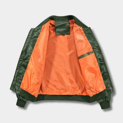 Classic Utility Bomber Jacket | Revangiol