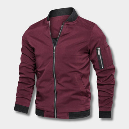 Minimal Utility Bomber Jacket | Revangiol