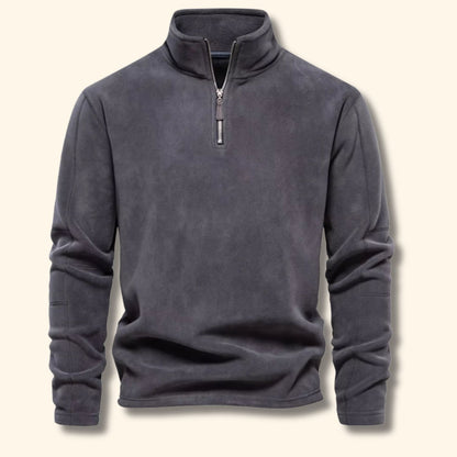 Quarter-Zip Fleece Pullover | Revangiol