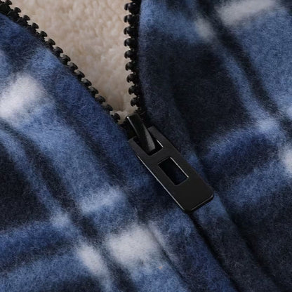Sherpa Lined Flannel Shirt Jacket | Revangiol