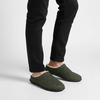 Quilted Plush-Lined House Slippers | Revangiol