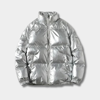 Windproof Hooded Puffer Jacket | Revangiol