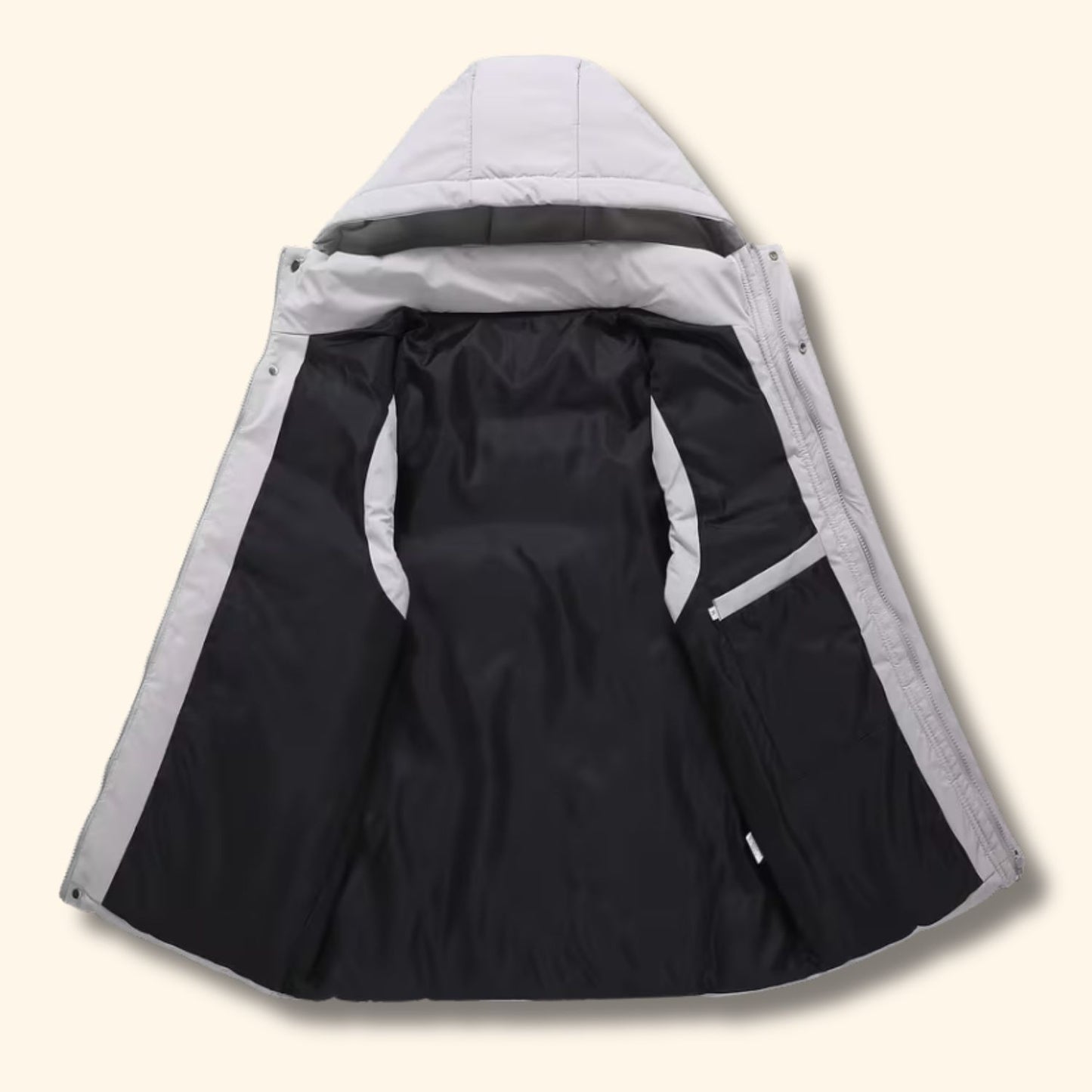 Hooded Winter Puffer Vest | Revangiol