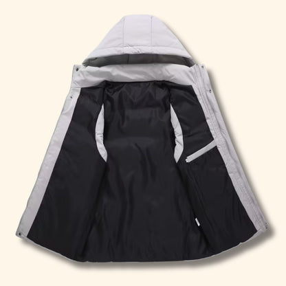 Hooded Winter Puffer Vest | Revangiol