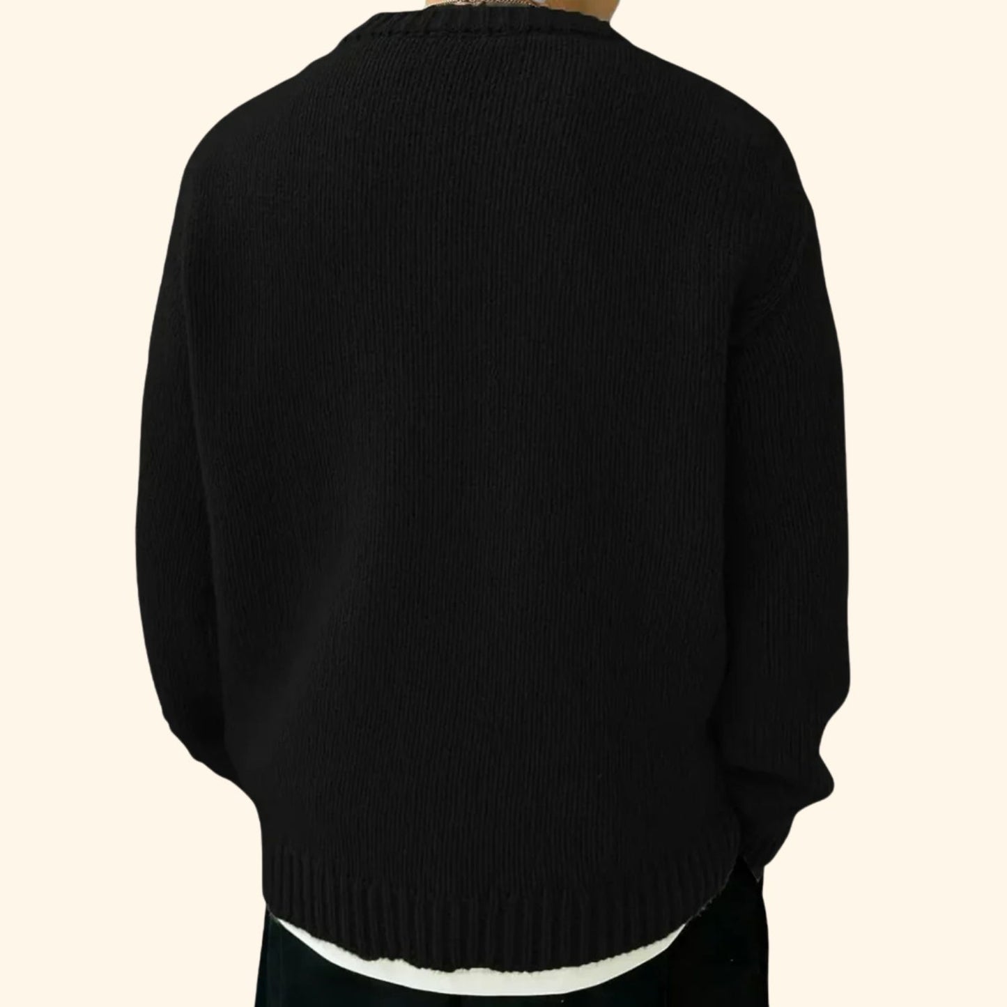 Everyday Knit Crew Neck Sweater | Revangiol