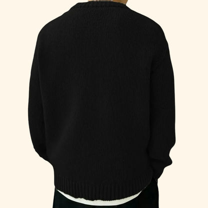 Everyday Knit Crew Neck Sweater | Revangiol