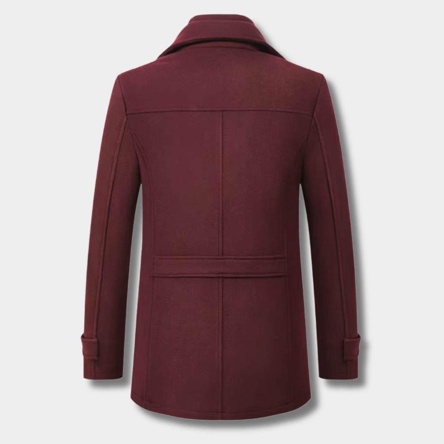 Ribbed Collar Padded Over Coat | Revangiol
