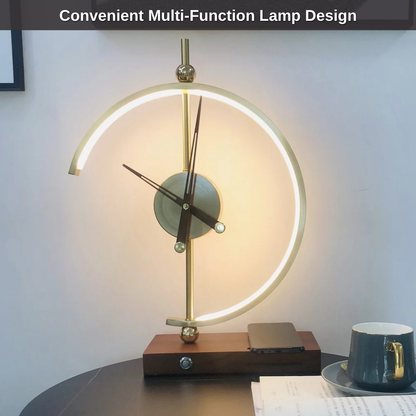 Wireless Charging Lamp Clock  | Revangiol